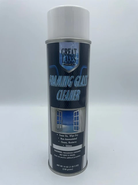 Great Lakes Foaming Glass Cleaner (12 Cans)