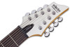 Schecter C-8 Deluxe Electric Guitar - Satin White (441) | Musician Madness