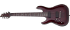 Schecter Hellraiser C-7 Left-Handed Electric Guitar - Black Cherry (1796) | Musician Madness