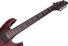 Schecter Hellraiser C-7 Left-Handed Electric Guitar - Black Cherry (1796) | Musician Madness