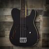 Schecter dUg Pinnick Baron-H Bass Guitar with semi-hollow body, single humbucker pickup, and sleek gloss finish.