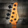 Schecter Model-T Session-5 Electric Bass Guitar - 5-string bass featuring EMG pickups, maple neck, and satin finish for classic tone and modern playability