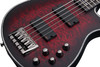 Schecter Hellraiser Extreme-5 String Electric Bass - Crimson Red Burst (1919) | Musician Madness