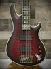 Schecter Hellraiser Extreme-5 String Electric Bass - Crimson Red Burst (1919) | Musician Madness