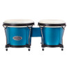 Toca Synergy Wood Bongos 6" & 6-3/4" - Matte Ocean Blue (2100-OB) | Musician Madness