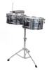 The Toca Steel Timbales (T-315) feature 14" and 15" steel shells that deliver bright, sharp, and projecting tones ideal for salsa, timba, and Latin jazz. Includes a height-adjustable stand, tuning hardware, and chrome finish for durability and stage appealÃ¢â‚¬â€excellent for students, working percussionists, and ensemble players seeking authentic Latin sound.