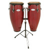 Toca Synergy Conga Set 10"/11" w/ Stand - Red (2300RR) | Musician Madness