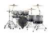 PDP Concept Maple Drum Set, 7-Piece - Silver to Black Fade, Chrome Hardware (PDCM2217SB) | Musician Madness