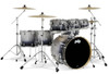 PDP Concept Maple Drum Set, 7-Piece - Silver to Black Fade, Chrome Hardware (PDCM2217SB) | Musician Madness