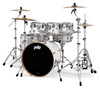 PDP Concept Maple 7-Piece Drum Set - Pearlescent White, Chrome Hardware (PDCM2217PW) | Musician Madness