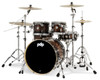 PDP Concept Exotic Walnut-Charcoal Burst Chrome Hardware 5pc | Musician Madness