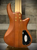 Schecter Stiletto Custom-6 String Bass Guitar - Natural Satin B-Stock (2543) | Musician Madness