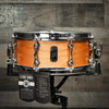 Mapex Black Panther Cherry Bomb Design Lab 13" x 5.5" Snare Drum (BPCW3550CNW) featuring a hybrid maple/poplar shell and precision hardware for warm, punchy, and articulate tone.
