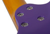 Schecter C-6 Deluxe Electric Guitar - Satin Purple finish, solid-body design with dual humbuckers, smooth maple neck, and lightweight basswood body for versatile modern performance