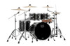 Mapex Saturn Fusion 4 Piece Shell Pack Without Snare Satin Black (SR504XFB)