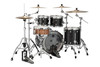 Mapex Saturn Fusion 4 Piece Shell Pack Without Snare Satin Black (SR504XFB) | Musician Madness