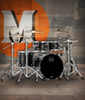 Mapex Saturn Fusion 4 Piece Shell Pack Without Snare Satin Black (SR504XFB)