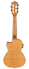 The Lanikai FM-5CET 5-String Tenor Ukulele features a flame maple top, back, and sides for bright, articulate tone with eye-catching visual depth. The 5-string configuration adds a high and low G for expanded range and fuller chord voicings. Its cutaway design improves upper-fret access, while the FishmanÂ® Kula preamp delivers clean, natural amplified sound. Ideal for performers and players looking for a unique, expressive ukulele.