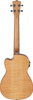 The Lanikai FM-CEB Baritone Ukulele features beautifully figured flame maple on the top, back, and sides, providing bright articulation with deep baritone warmth. The cutaway design offers easy access to higher frets, while the onboard FishmanÃ‚Â® Kula preamp and tuner deliver natural, clear amplified tone. Ideal for performers, songwriters, and players wanting a visually striking and sonically rich baritone uke.