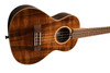 The Lanikai ACS-C Concert Ukulele features an all-solid acacia top, back, and sides, producing a warm, resonant tone with shimmering highs and strong projection. Its concert size offers a comfortable feel with balanced volume and clarity. Beautiful natural wood grain, quality tuners, and refined craftsmanship make this a standout choice for serious ukulele players.