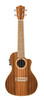 The Lanikai MRS-CEC Concert Ukulele features all-solid Morado construction for deep, resonant tone with impressive clarity and sustain. The cutaway design allows easy access to higher frets, while the FishmanÂ® Kula preamp and onboard tuner provide clean, natural amplified sound. With premium craftsmanship, elegant aesthetics, and professional electronics, i-s perfect for serious players and live performers.