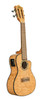 The Lanikai QM-NACEC Concert Ukulele features beautifully figured quilted maple on the top, back, and sides, offering bright, articulate tone and striking visual appeal. Its cutaway design allows easy access to upper frets, while the onboard FishmanÂ® Kula preamp with tuner provides clean, natural amplification. Smooth fretwork, elegant binding, and premium craftsmanship make this ukulele perfect for stage performance and serious players.