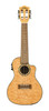 The Lanikai QM-NACEC Concert Ukulele features beautifully figured quilted maple on the top, back, and sides, offering bright, articulate tone and striking visual appeal. Its cutaway design allows easy access to upper frets, while the onboard FishmanÃ‚Â® Kula preamp with tuner provides clean, natural amplification. Smooth fretwork, elegant binding, and premium craftsmanship make this ukulele perfect for stage performance and serious players.