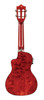 The Lanikai QM-RDCEC Concert Ukulele features a beautifully figured quilted maple top, back, and sides with a bold Red Stain finish that stands out on any stage. The cutaway design allows easy access to upper frets, while the FishmanÂ® Kula preamp and built-in tuner provide clean, natural amplified sound. Perfect for players seeking striking visuals, reliable electronics, and premium concert-level tone.