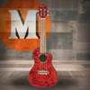 Lanikai Quilted Maple Red Stain Concert Cutaway A/E Ukulele w/ Kula Preamp (QM-RDCEC) | Musician Madness