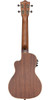 The Lanikai CDST-CEC Concert Ukulele features a solid cedar top for warm, rich tone with excellent responsiveness. A smooth Venetian cutaway allows easy access to the upper frets, while the FishmanÂ® Kula preamp with built-in tuner ensures clear, natural amplification. Crafted with comfort and precision, this A/E concert uke is ideal for performers and musicians seeking expressive acoustic tone with stage-ready electronics.
