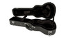Lanikai HWC-S hard-shell soprano ukulele case featuring a wooden arched-top exterior, plush padded interior, secure latches, and durable construction designed for protecting soprano-sized ukuleles.