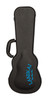 Lanikai HWC-S hard-shell soprano ukulele case featuring a wooden arched-top exterior, plush padded interior, secure latches, and durable construction designed for protecting soprano-sized ukuleles.