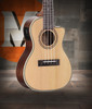 Alvarez Artist AU70WCCE Concert Acoustic-Electric Ukulele featuring a cutaway design, warm tonal woods, sleek Artist Series craftsmanship, and built-in EQ and tuner for studio and live performance.
