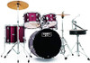 MAPEX REBEL 5 PIECE COMPLETE SET UP WITH  FAST SIZE TOMS DARK RED (RB5294FTCDR)