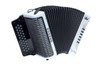 The Hohner Corona C-II FBbEb White Rainbow Accordion delivers radiant style and rich tone. Perfect for Tex-Mex, NorteÃƒÂ±o, and Cumbia players seeking premium sound.
