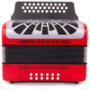 Hohner Compadre GCF -Red with Gig Bag (COGR-N) | Musician Madness