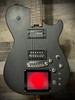 Cort MBM-2 Manson Electric Guitar w/ Kaoss Pad and Sustainiac Electric Guitar w/ Hard Case - Satin Black | Musician Madness