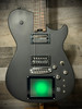 Cort MBM-2 Manson Electric Guitar w/ Kaoss Pad and Sustainiac Electric Guitar w/ Hard Case - Satin Black | Musician Madness