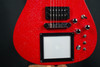 Cort Manson MBM-1 Electric Guitar in Red Santa finish â€“ signature model featuring integrated Kaoss Pad, Sustainiac pickup system, and ergonomic modern body design