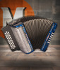 The Hohner Corona II GCF diatonic accordion in pearl dark blue (3500GBL) delivers classic Hohner tone and fast response, ideal for norteÃ±o, conjunto, and folk styles. Available at Musician Madness.