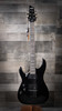 Schecter Omen-6 Left-Handed Electric Guitar in Gloss Black finish - dual humbuckers, contoured body, and hardware designed for left-handed players