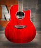 Ovation CS24-RR-G Celebrity Standard Ruby Red Mid-Bowl Acoustic Guitar