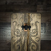 Guitar Chopps "Awaken The Kraken" Wood Mountable Wall Art Guitar Hanger | Musician Madness