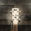 Cort Acoustic-Electric Small Body Jade Series Acoustic Guitar, (Pastel Yellow Open Pore)