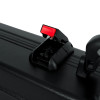 Gator GTSA-GTRELEC ATA Molded Guitar Case featuring a rugged ATA-grade shell, TSA-approved latches, plush internal padding, and form-fit protection for Stratocaster and Telecaster style electric guitars.