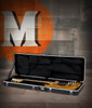Gator GC-BASS Deluxe ABS Molded Electric Bass Guitar Case (GC-BASS) featuring a tough ABS exterior, soft padded interior, reinforced latches, and full-length neck support for secure electric bass guitar protection.