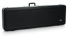 Gator GC-BASS Deluxe ABS Molded Electric Bass Guitar Case (GC-BASS) featuring a tough ABS exterior, soft padded interior, reinforced latches, and full-length neck support for secure electric bass guitar protection.