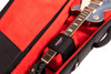 Gator Icon Series Les Paul Guitar Gig Bag - Black featuring premium padded protection, ergonomic straps, durable materials, and sleek design for Les Paul-style guitars.