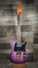 Schecter PT Special Electric Guitar in Purple Burst Pearl finish - single-cut body with black pickguard, dual pickups, and modern Tele-style design