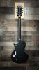 ESP LTD EC-1000 Baritone Electric Guitar in Charcoal Metallic Satin finish – single-cutaway body with EMG pickups, extended scale neck, and matte hardware